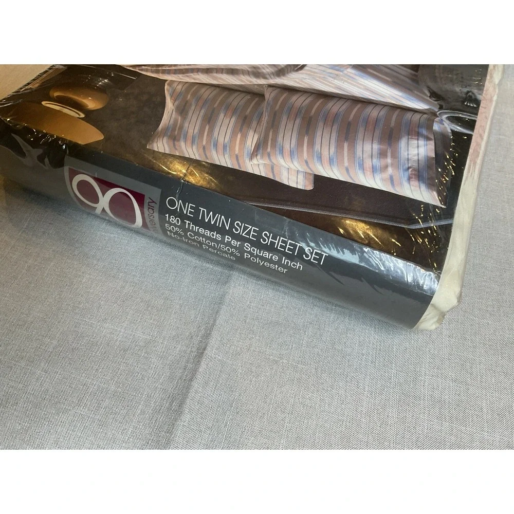 JCPenney Twin Sheet Set 90th Anniversary ‎ Non Iron Southwest Design 1992